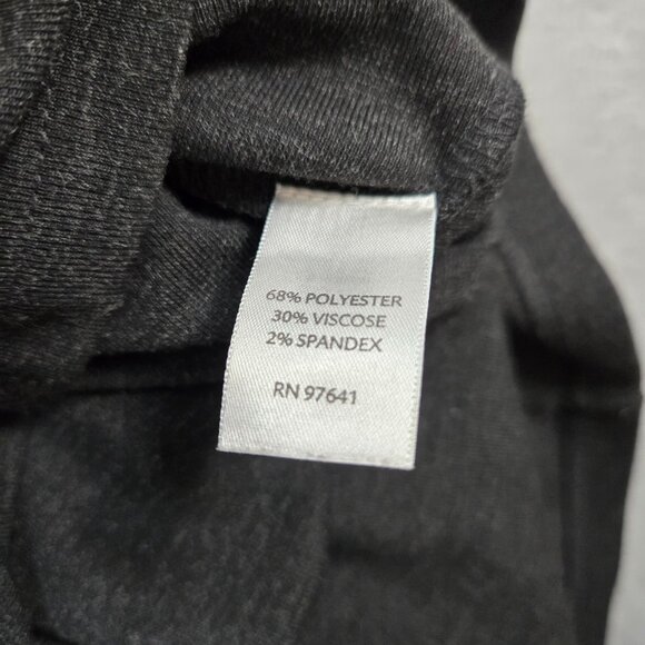 J.Jill 2X Plus Size Mini Skirt Stretchy Charcoal Gray Pull-On Elastic Waist - Picture 4 of 5